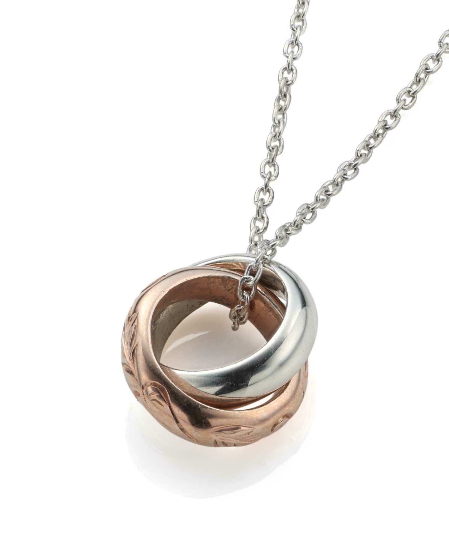 HAWAIIAN”ブルームダブルリングネックレス/シルバー925 | LION HEART