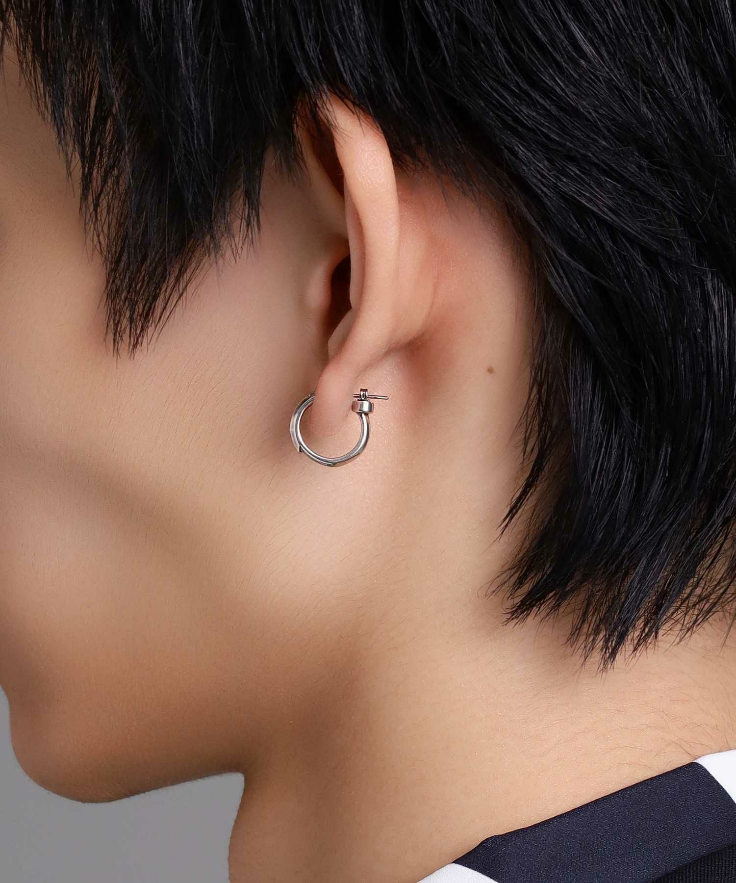 クロッシングピアス/ELフェザーフープ/シルバー925