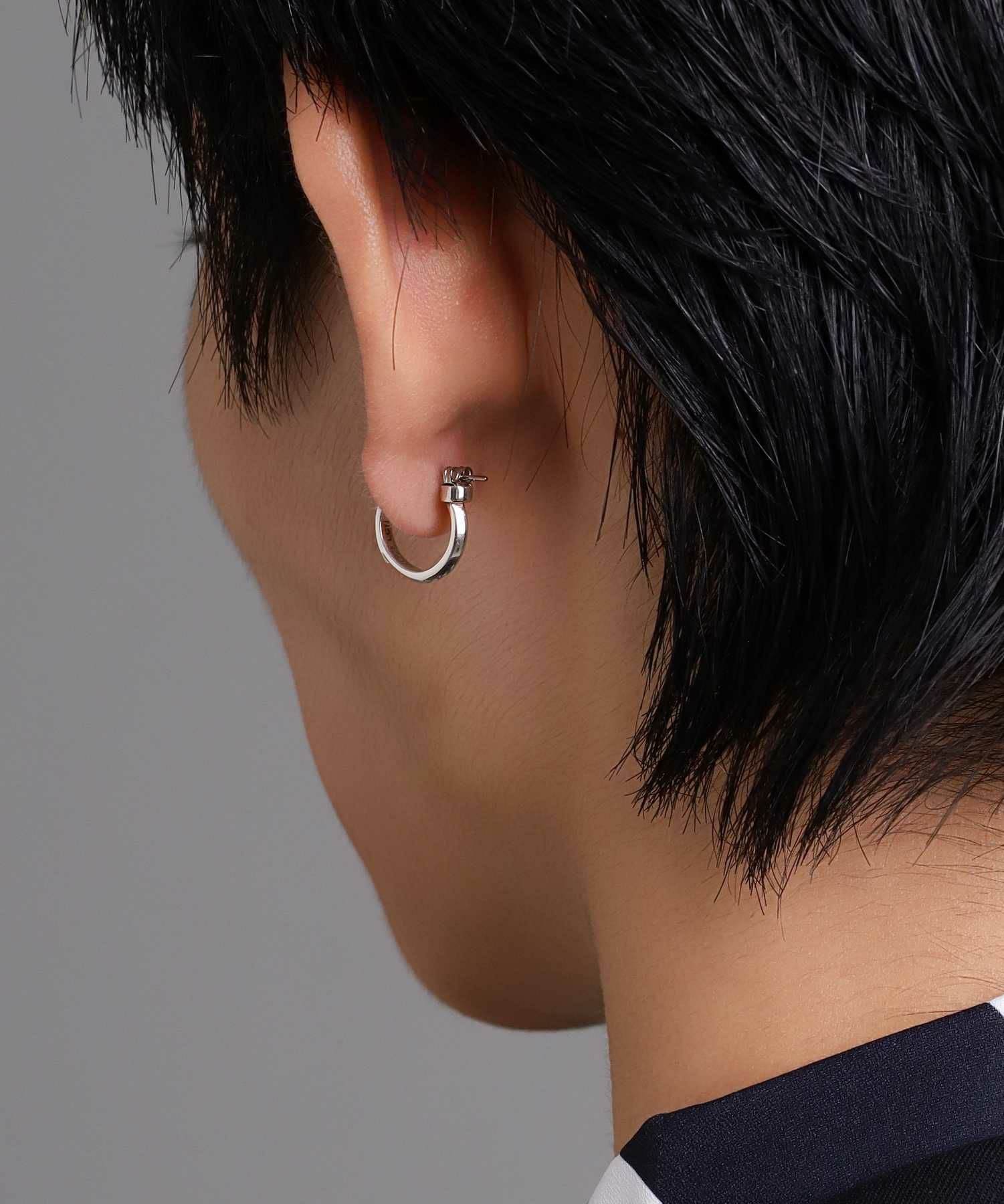 クロッシングピアス/ELフェザーフープ/シルバー925