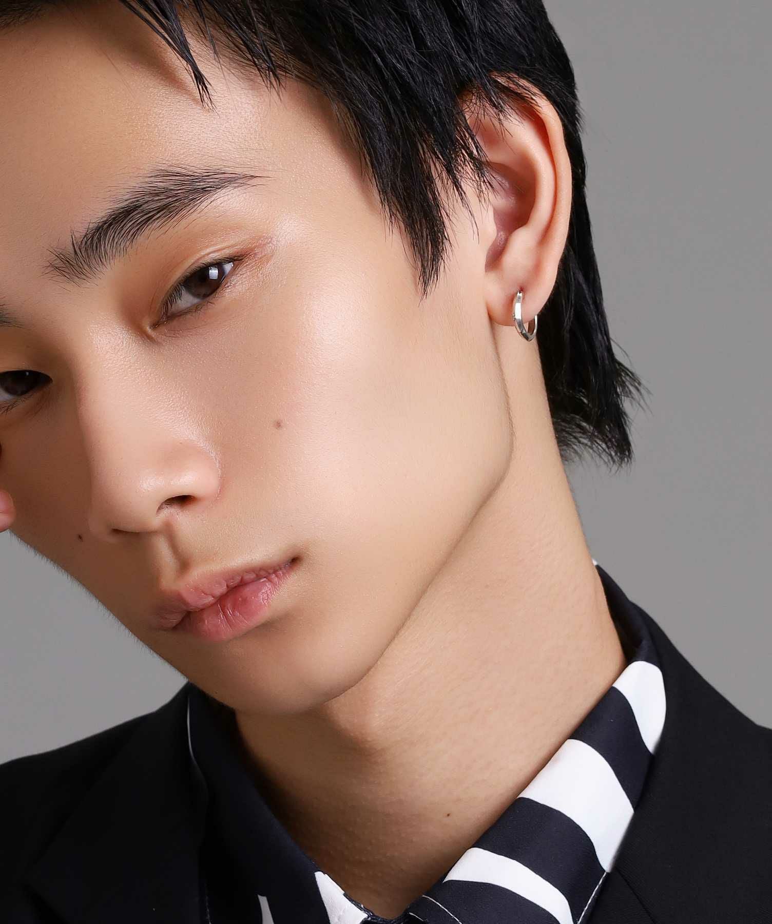 クロッシングピアス/ELフェザーフープ/シルバー925 | LION HEART STORE