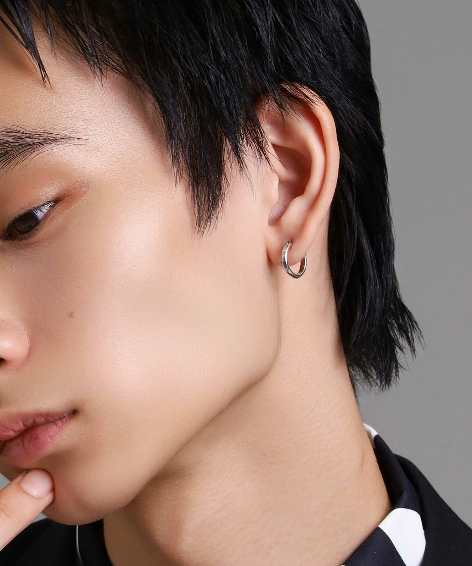 クロッシングピアス/ELフェザーフープ/シルバー925 | LION HEART STORE