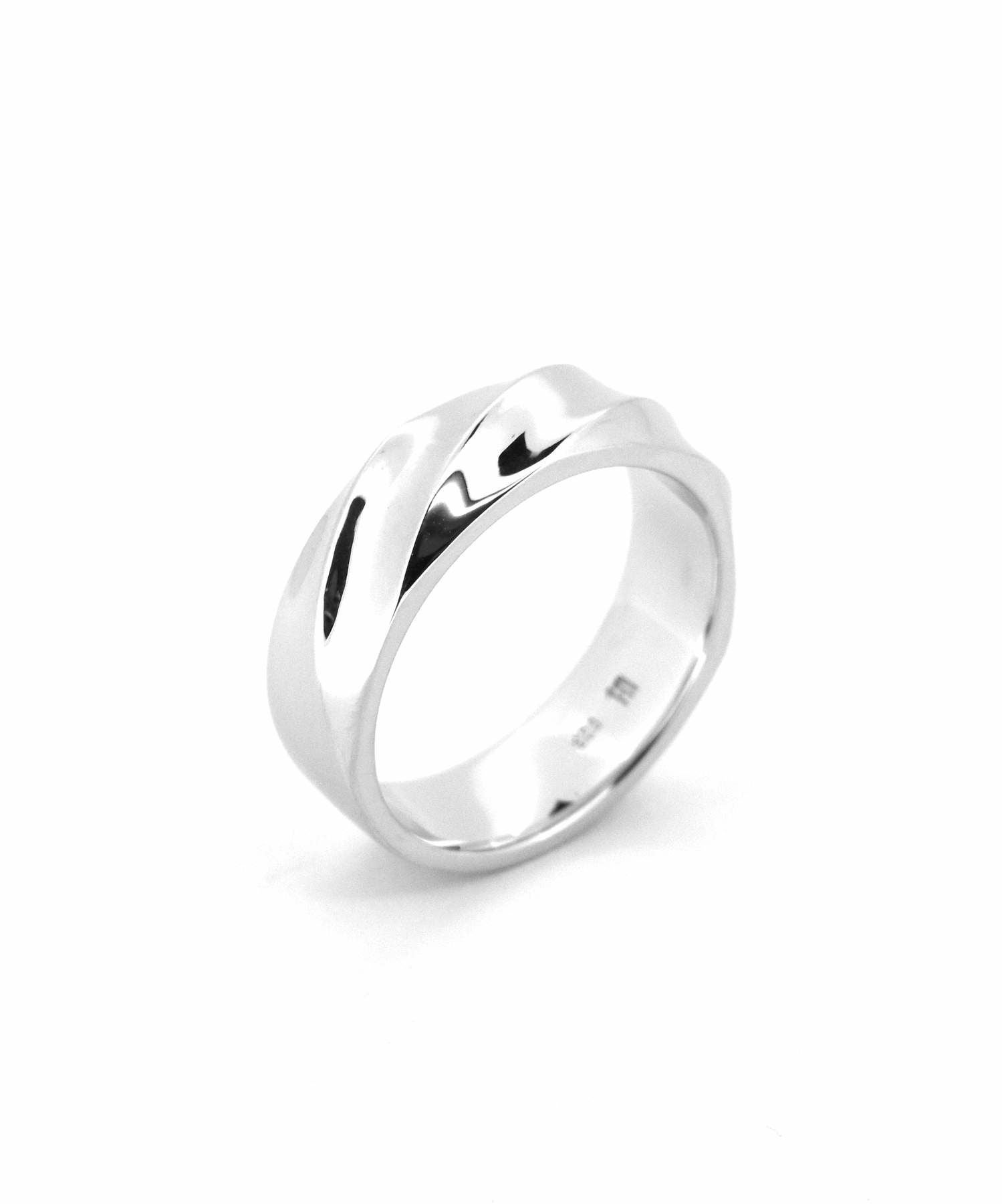 for Gift”ツイストテクスチャーリング（6mm幅）/シルバー925 | LION