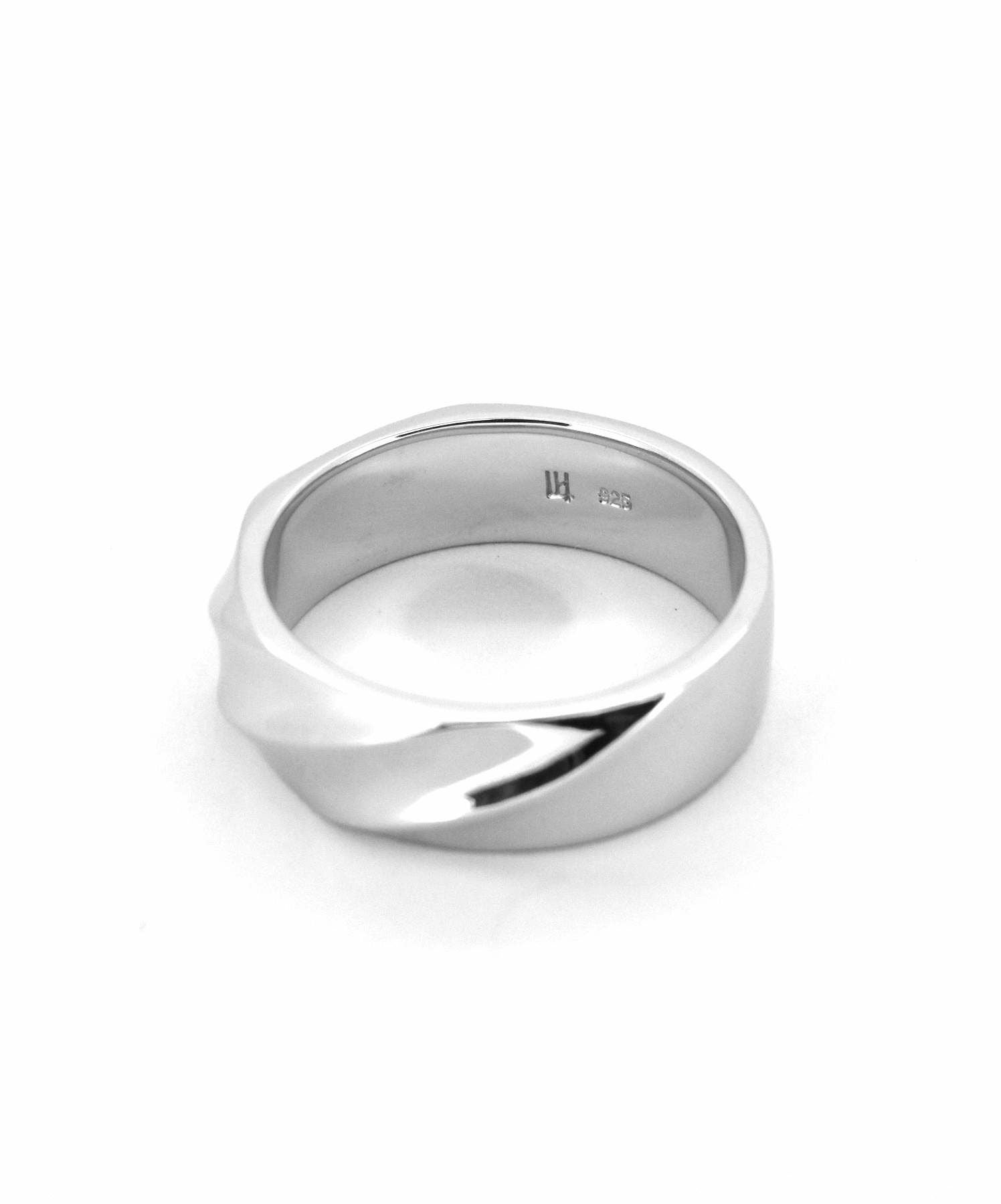 for Gift”ツイストテクスチャーリング（6mm幅）/シルバー925 | LION