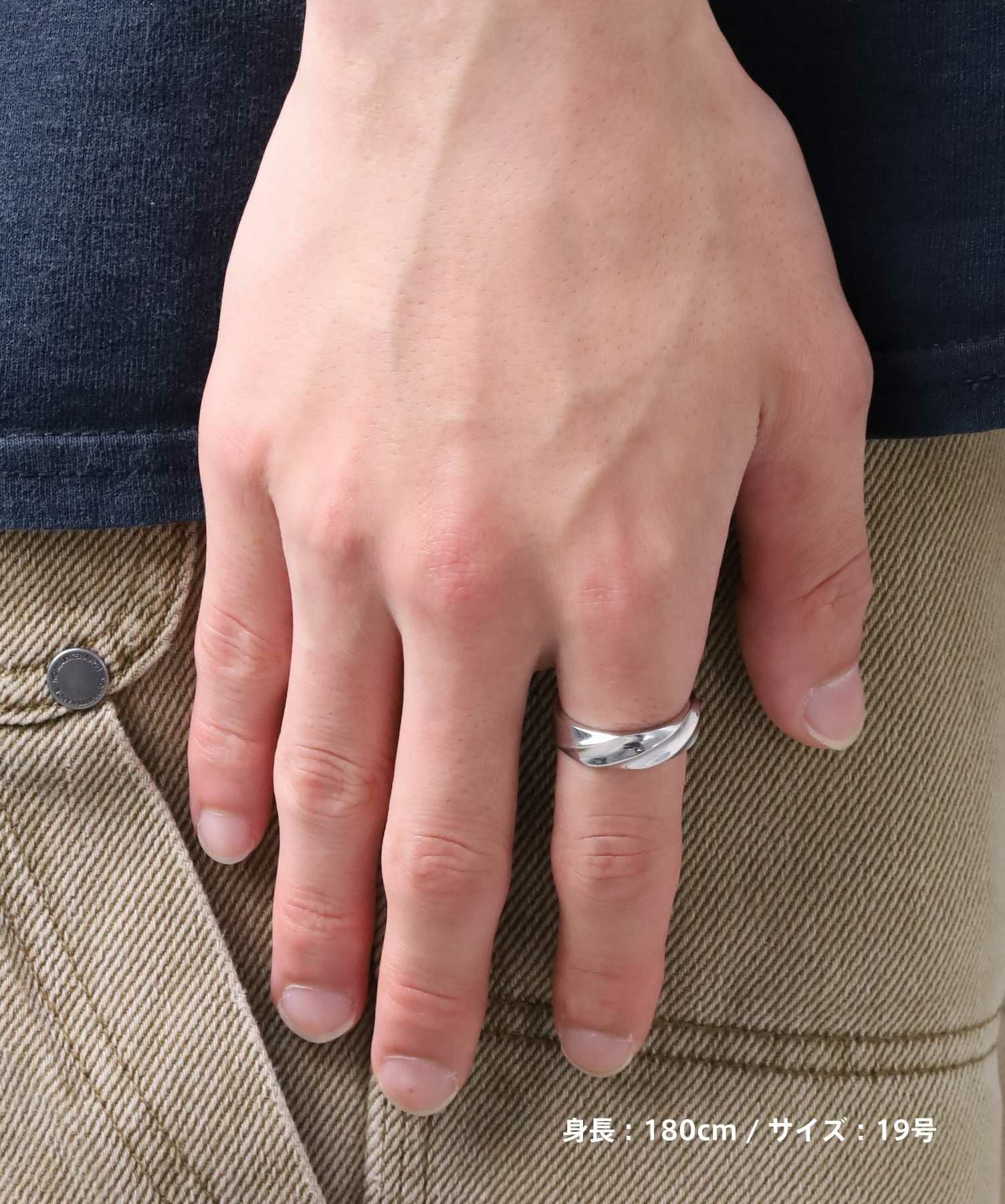 for Gift”ツイストテクスチャーリング（6mm幅）/シルバー925 | LION