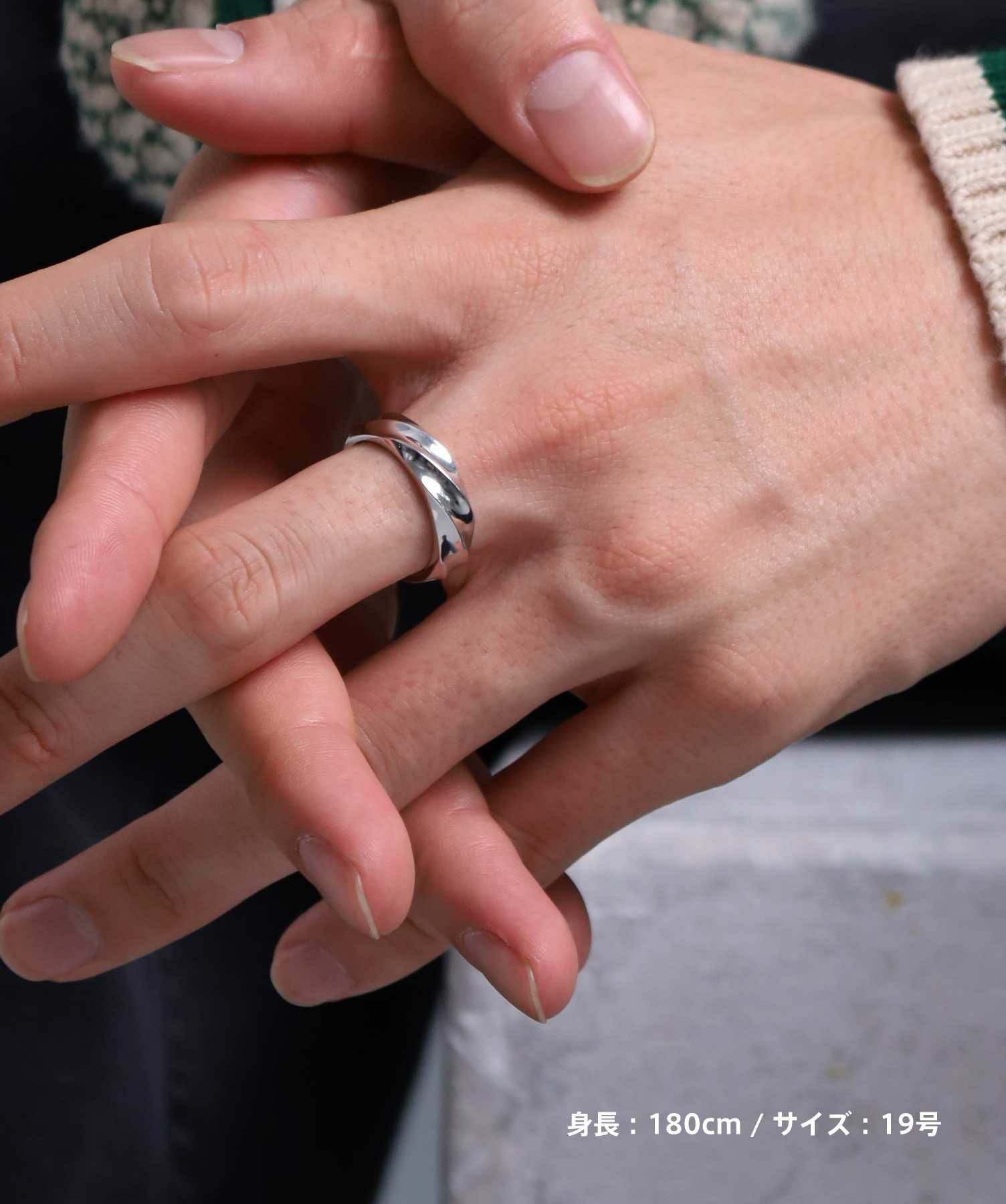 for Gift”ツイストテクスチャーリング（6mm幅）/シルバー925 | LION