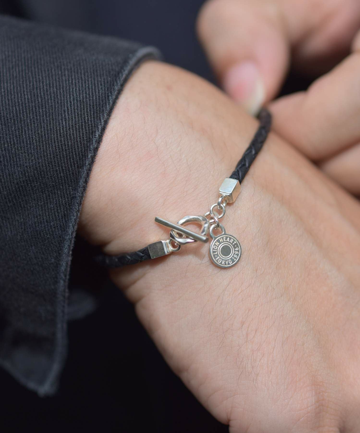 for Gift”レザーブレスレット（リファインド）/シルバー925 | LION