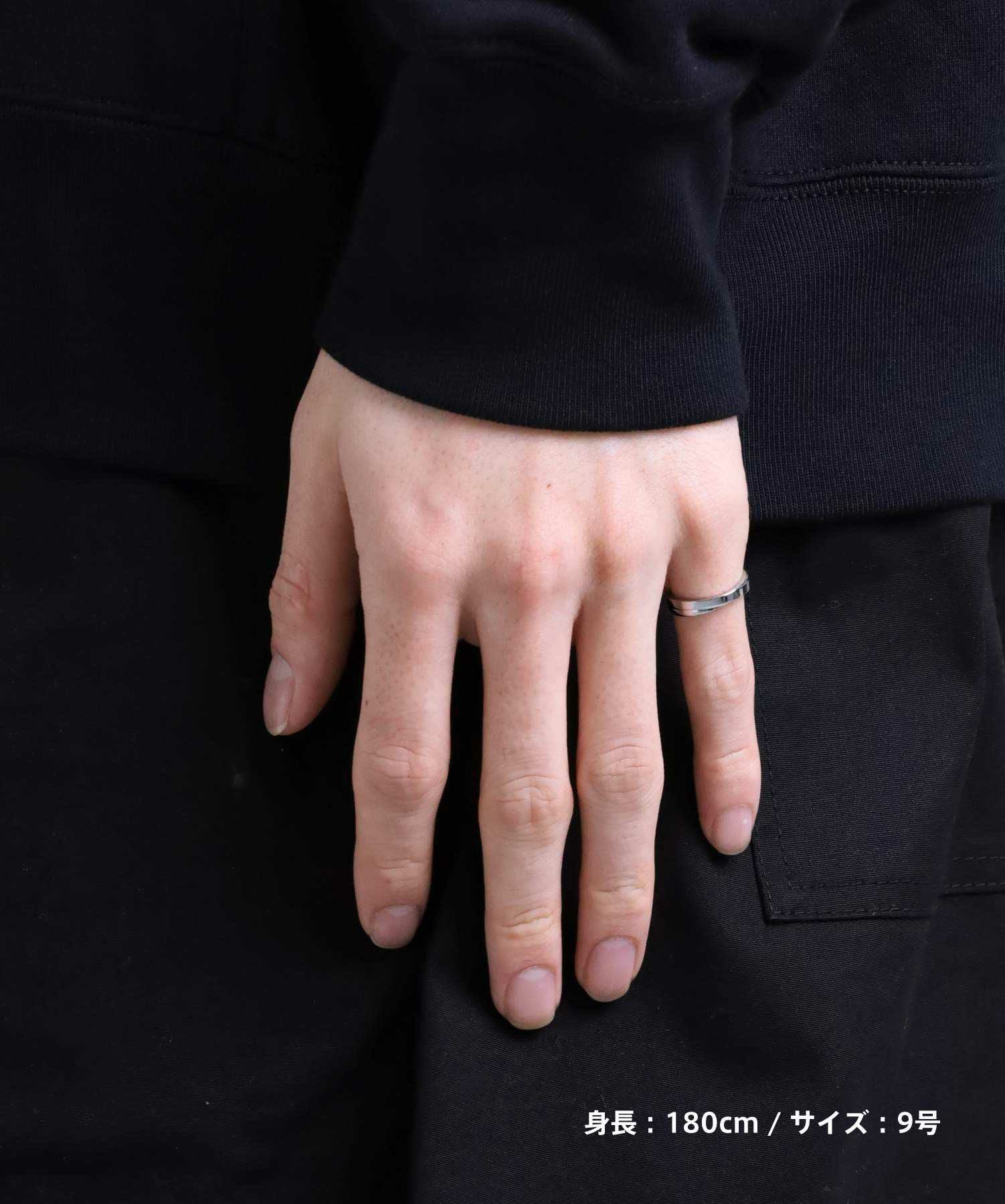 限定展開】“LH-1”クロスデザインリング（シルバー）/サージカル