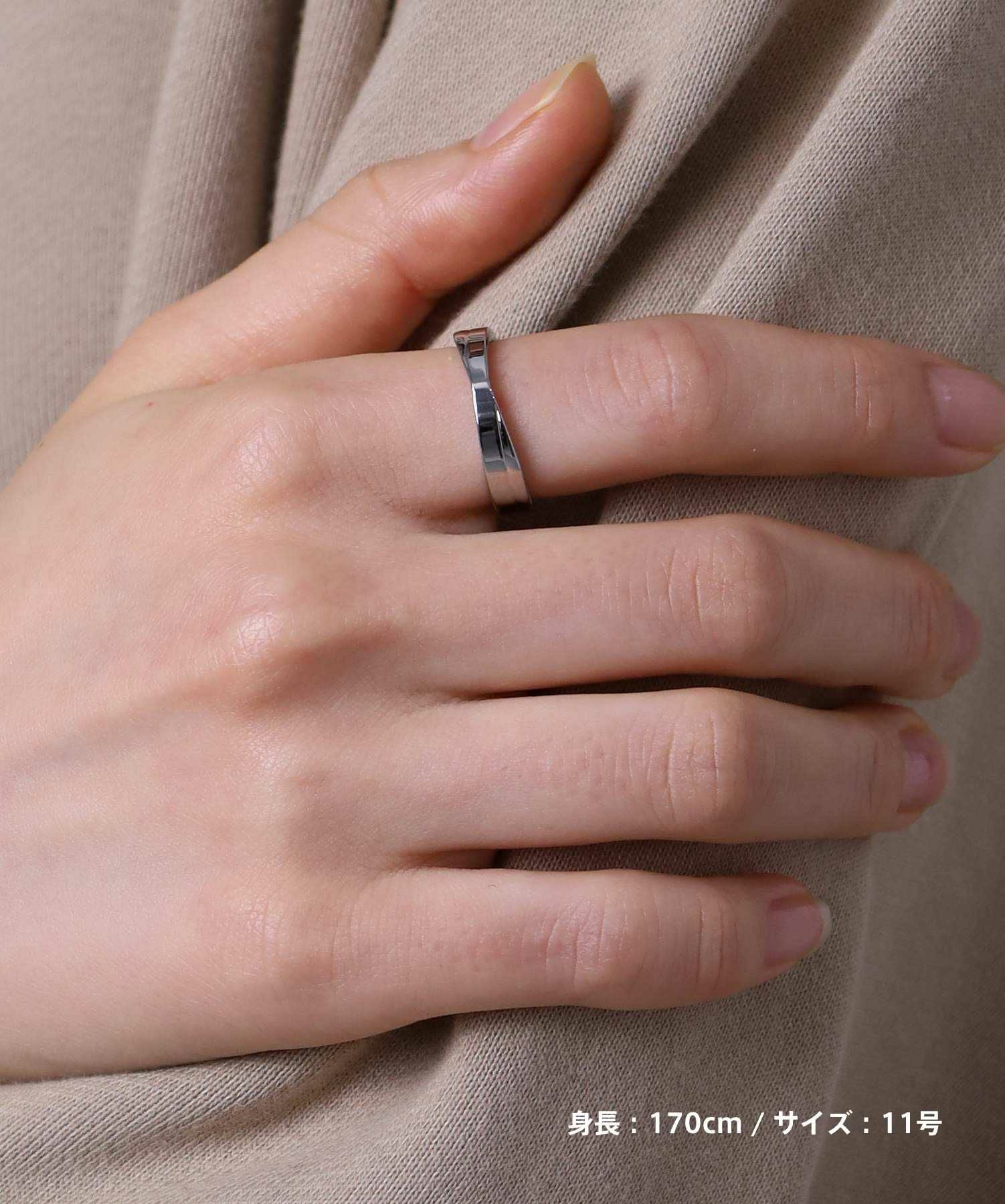 限定展開】“LH-1”クロスデザインリング（シルバー）/サージカル