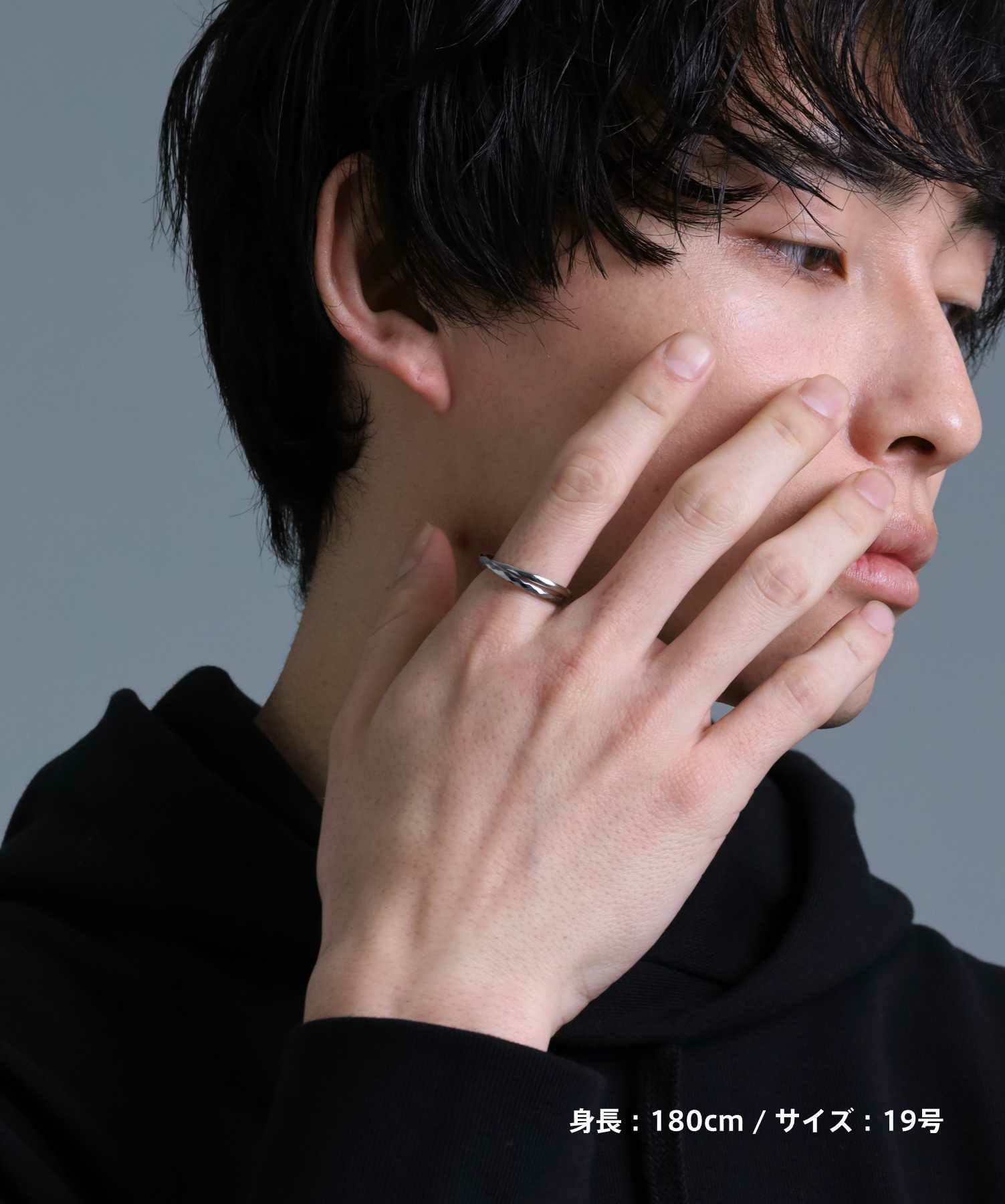 限定展開】“LH-1”カッティングデュアルリング/サージカルステンレス