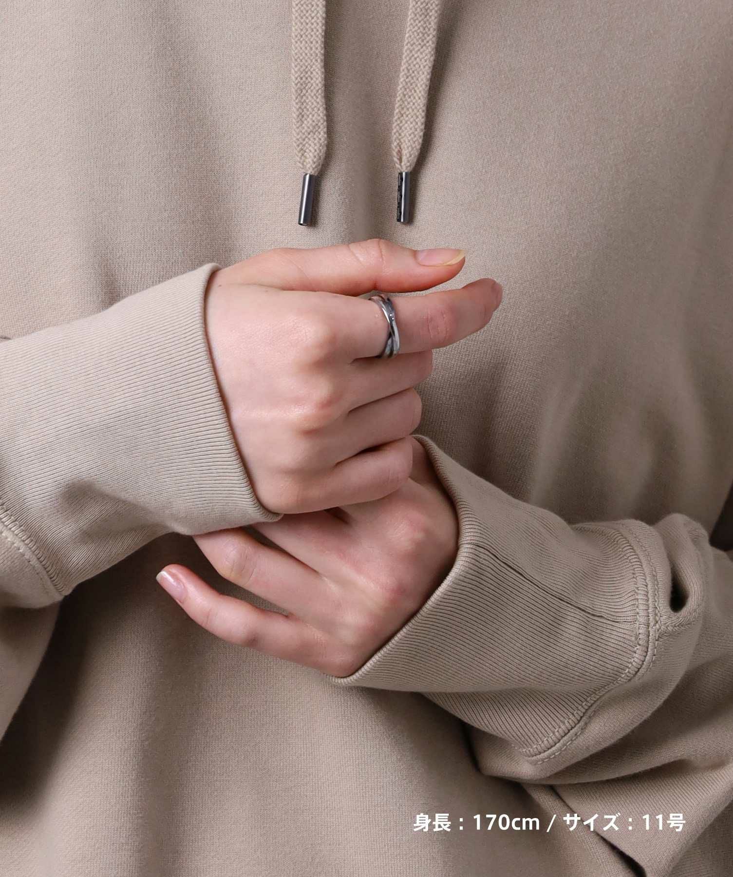 【限定展開】“LH-1”カッティングデュアルリング/サージカルステンレス＆タングステン（金属アレルギー対応）