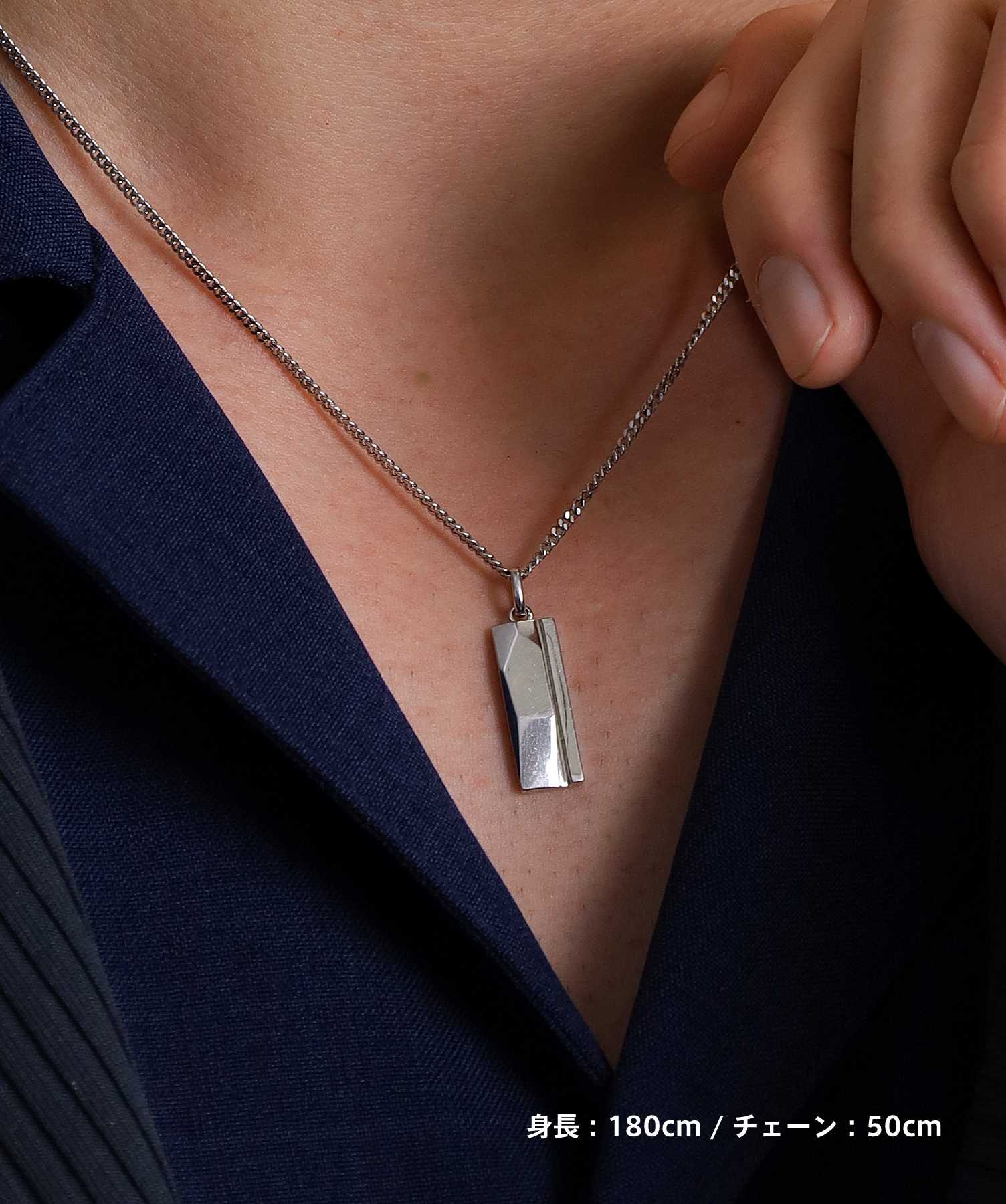 シルバープレートネックレス１８金ポイント付き フラグメントプレートネックレス/シルバー925 | LION HEART STORE