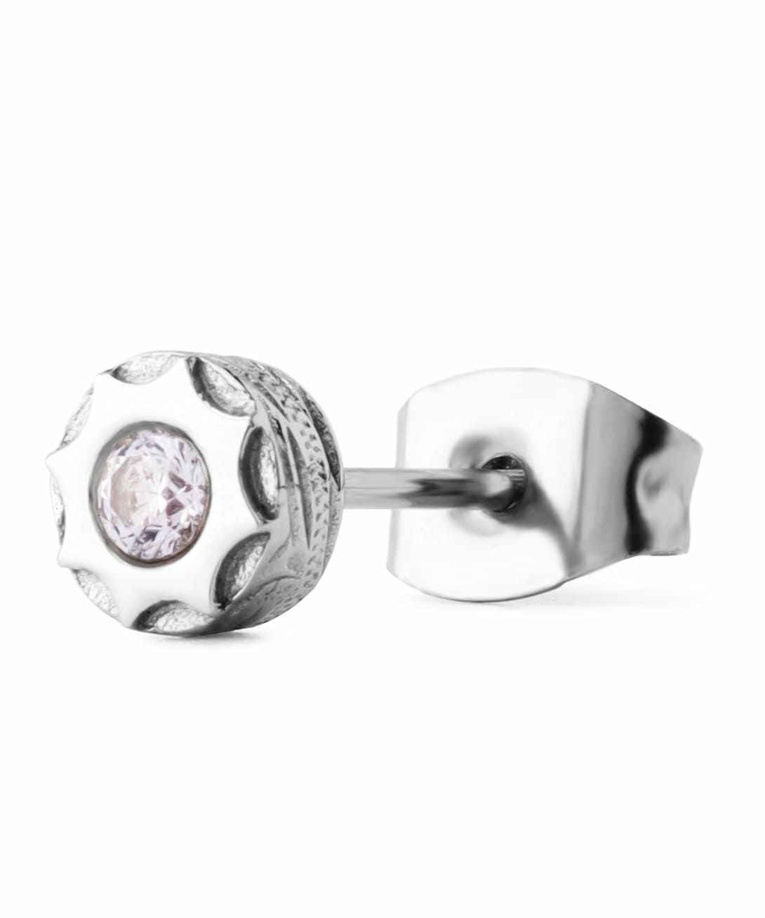 【限定展開】ハワイアンスタッズピアス/ジルコニア/サージカルステンレス316L（金属アレルギー対応）