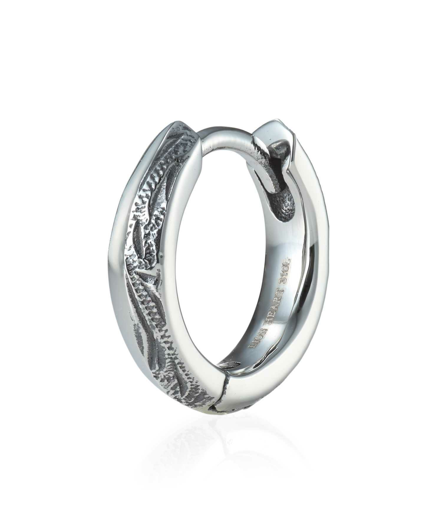 【限定展開】ハワイアンフープピアス/剣腕/サージカルステンレスサージカルステンレス316L（金属アレルギー対応）