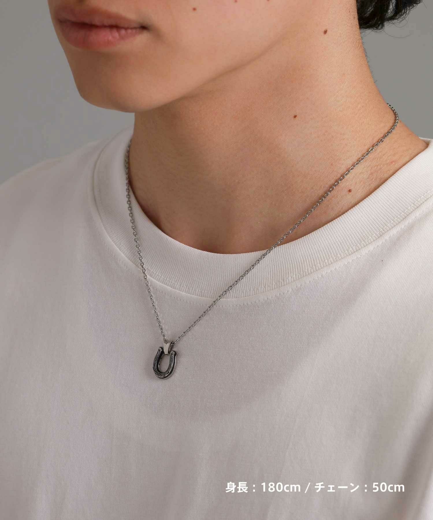 【WEB限定】ハワイアンホースシューネックレス/サージカルステンレス