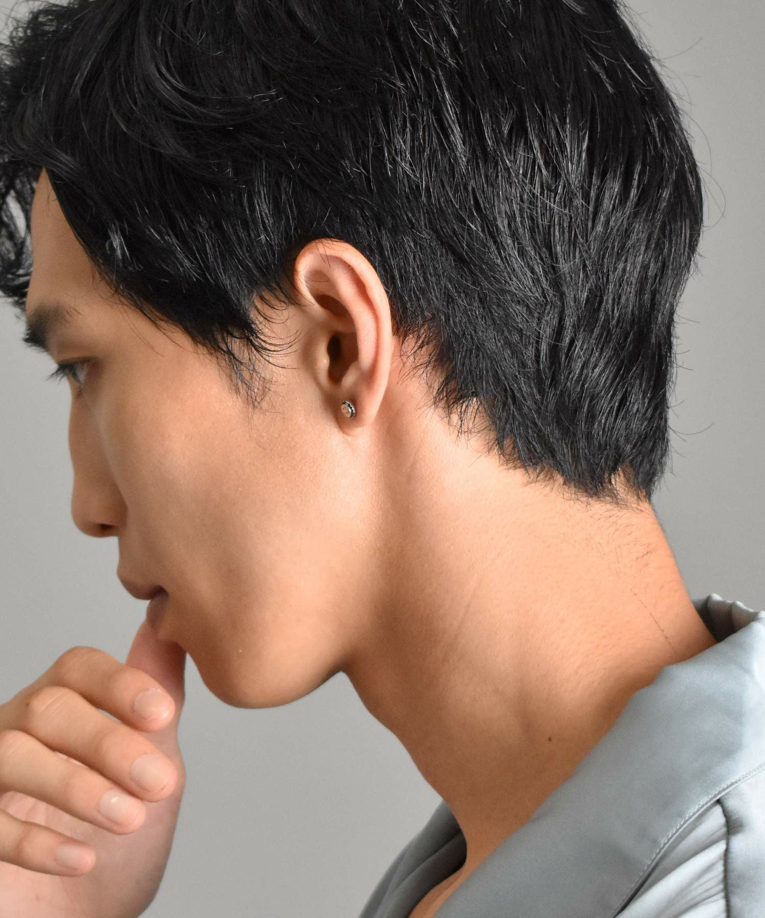 LEO”スタッズピアス(wink)/シルバー925 | LION HEART STORE｜ライオン