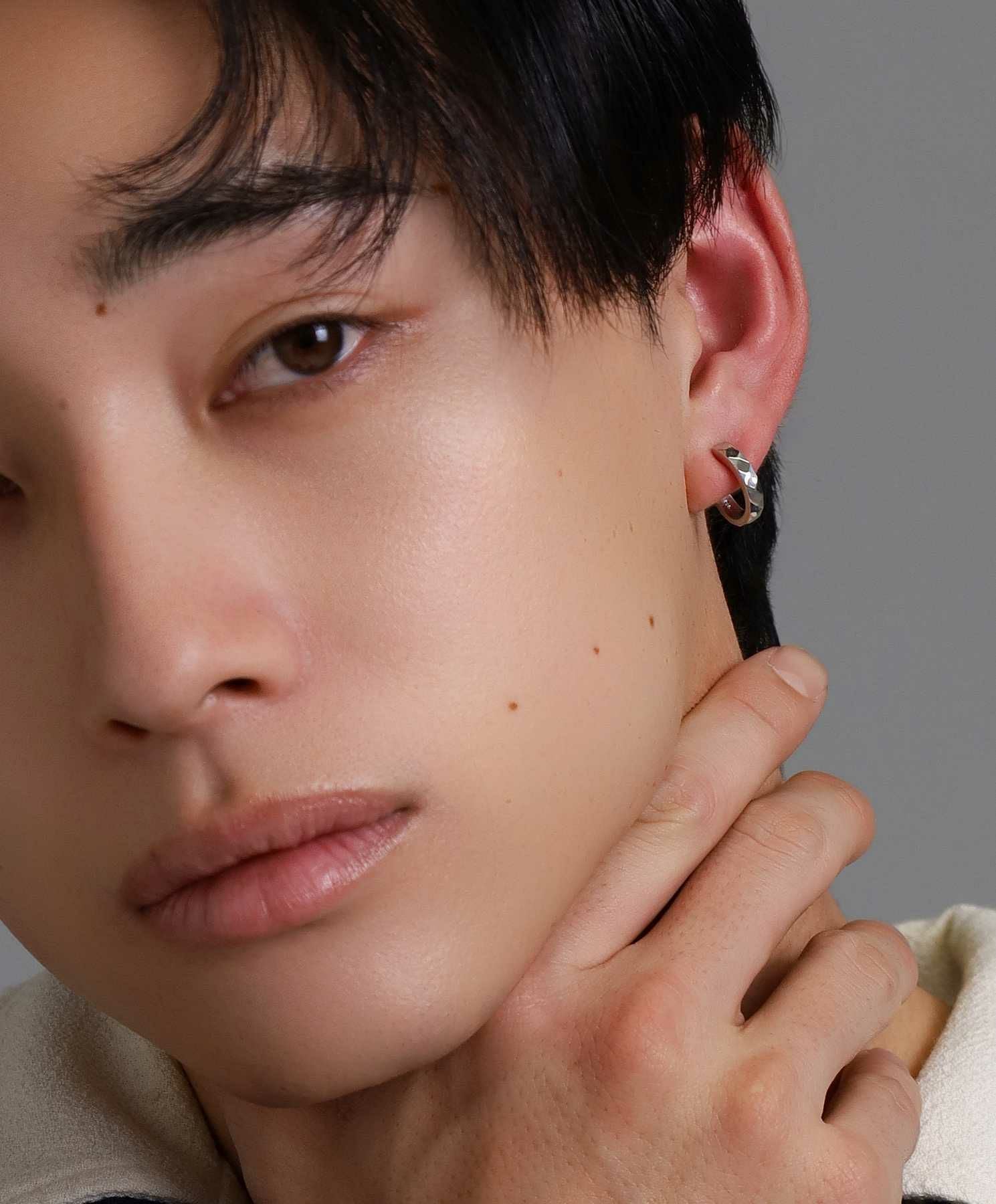 シルバーイヤリング/カッティング/シルバー925 | LION HEART STORE