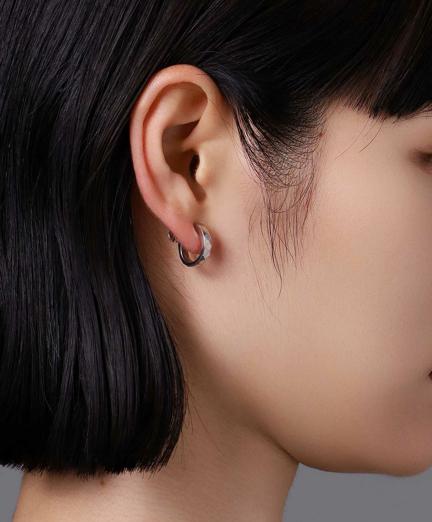 シルバーイヤリング/カッティング/シルバー925 | LION HEART STORE