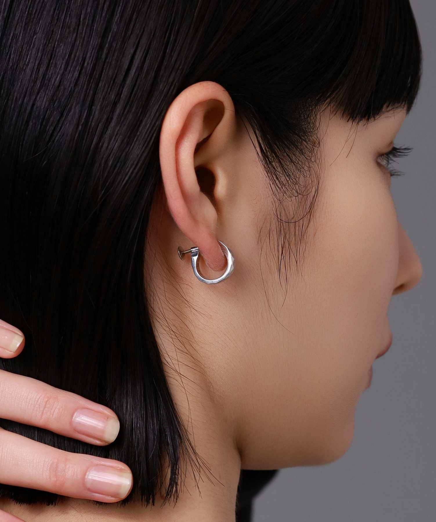 シルバーイヤリング/カッティング/シルバー925 | LION HEART STORE