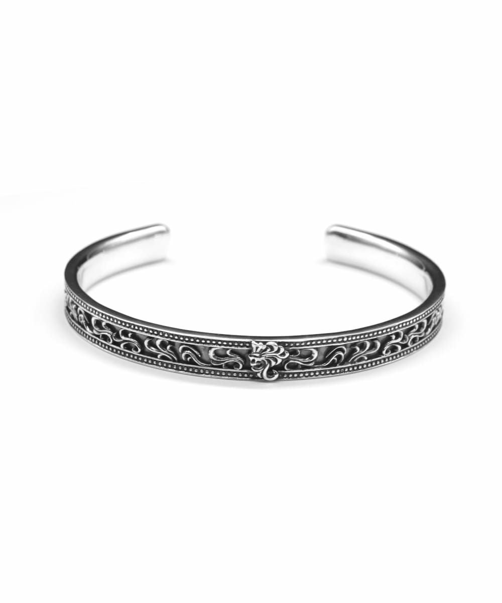 HOWL”タテガミスクロールバングル/シルバー925 | LION HEART STORE