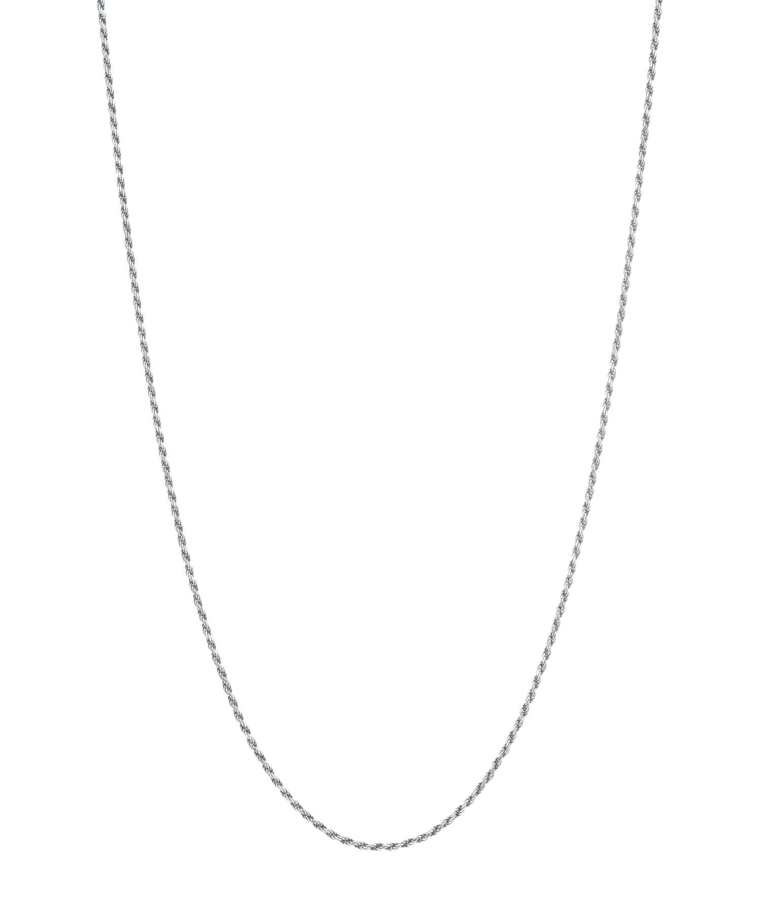 スモールシルバーチェーンネックレス/ロープ/シルバー925