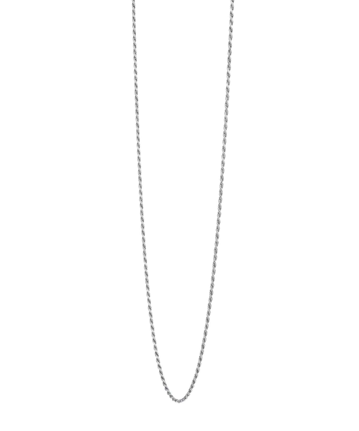 スモールシルバーチェーンネックレス/ロープ/シルバー925