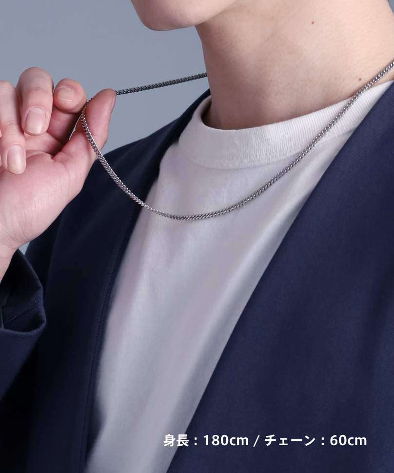BASIC”ラージシルバーチェーンネックレス/喜平/シルバー925 | LION