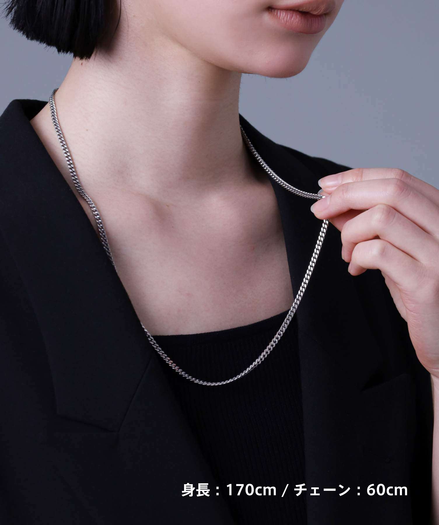 BASIC”ラージシルバーチェーンネックレス/喜平/シルバー925 | LION