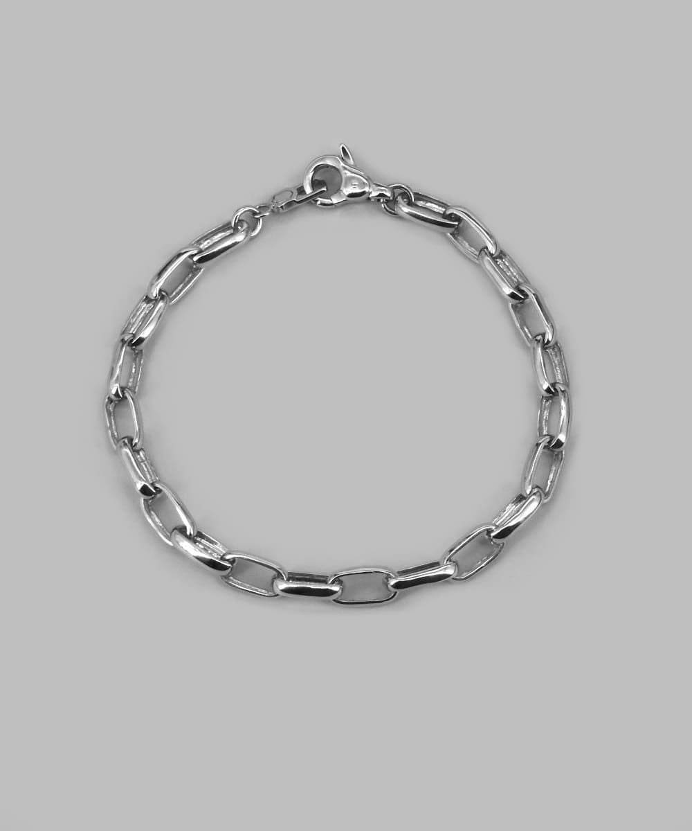 ラウンデッドシャイニーブレスレット/シルバー925 | LION HEART STORE