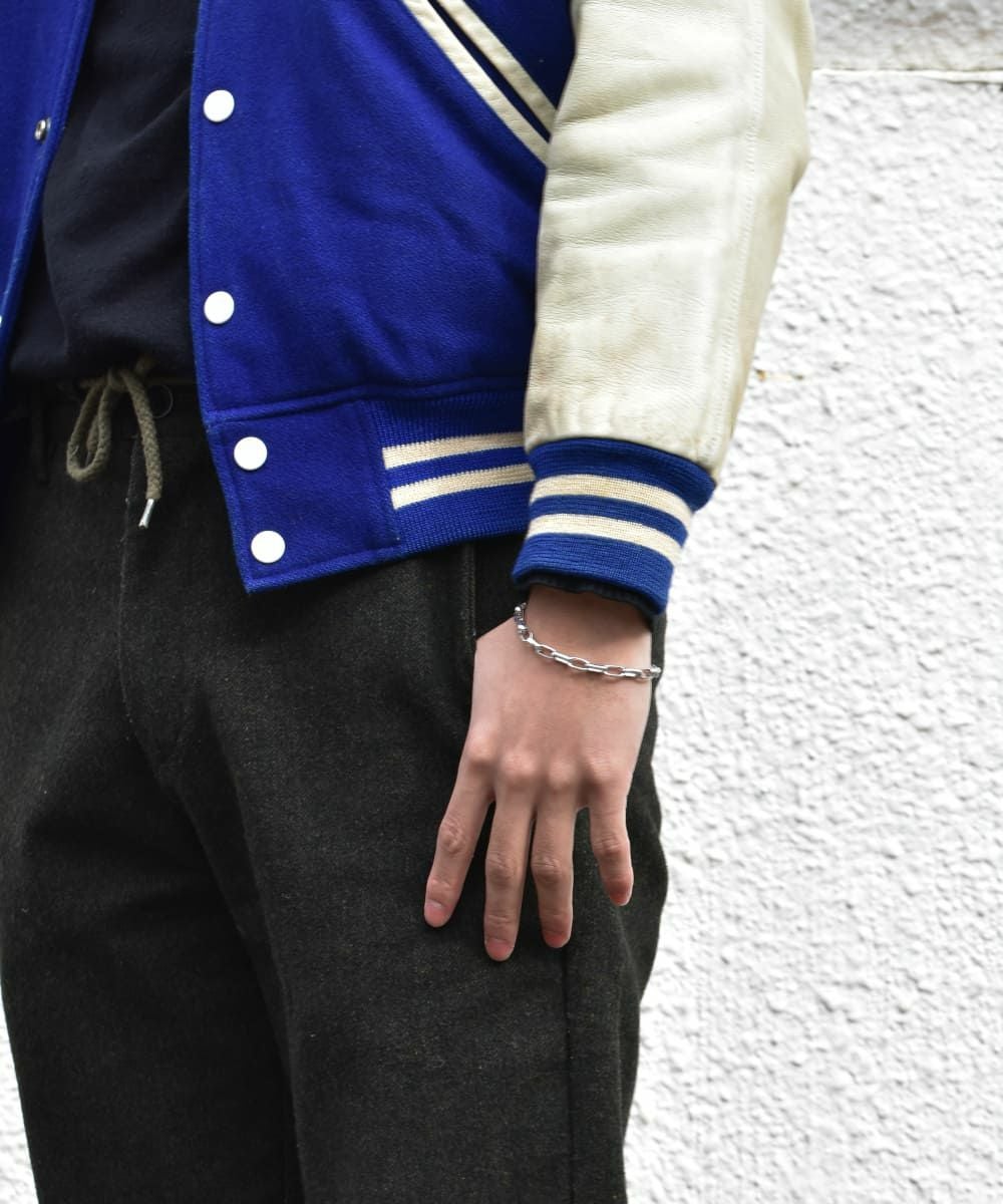 ラウンデッドシャイニーブレスレット/シルバー925