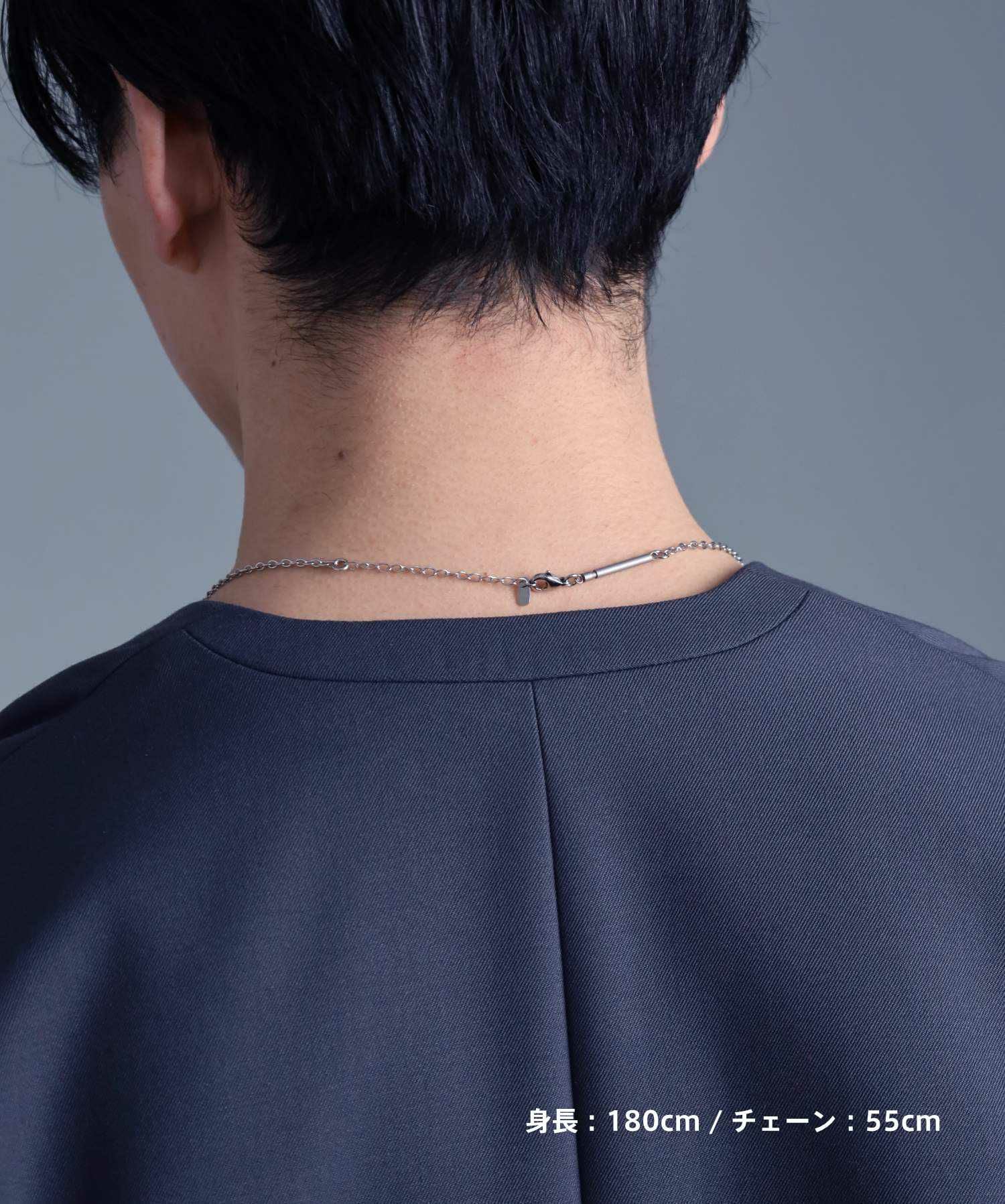 【WEB限定】スレンダリーチェーンネックレス/アズキ/サージカルステンレス