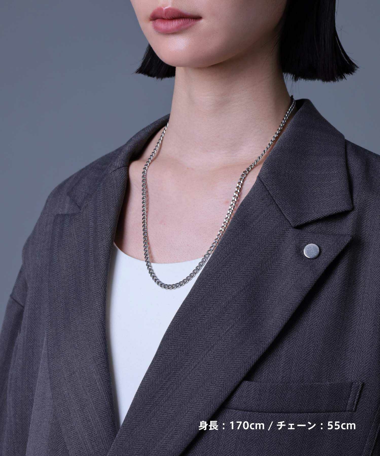 【WEB限定】スレンダリーチェーンネックレス/キヘイ/サージカルステンレス