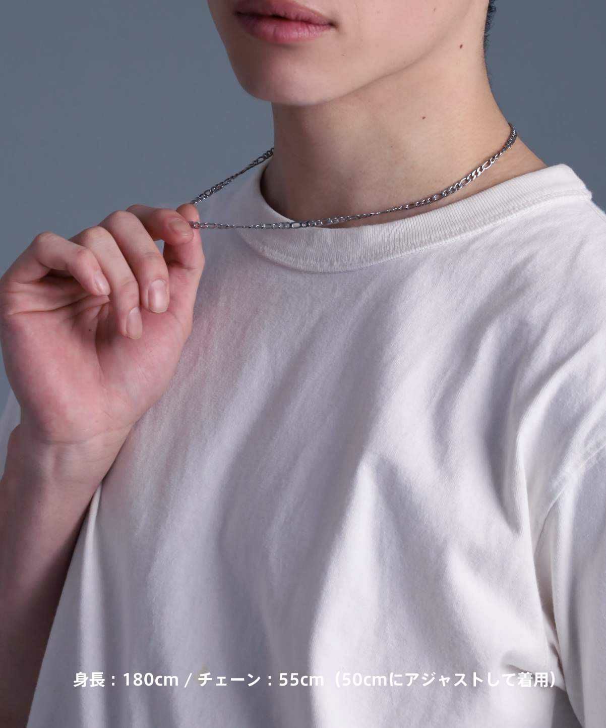 限定展開】“LH-1”スレンダリーチェーンネックレス（フィガロ