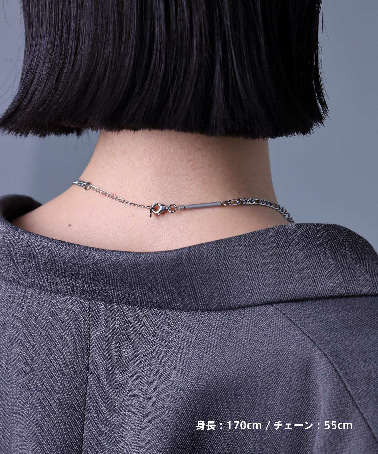 限定展開】“LH-1”スレンダリーチェーンネックレス（フィガロ