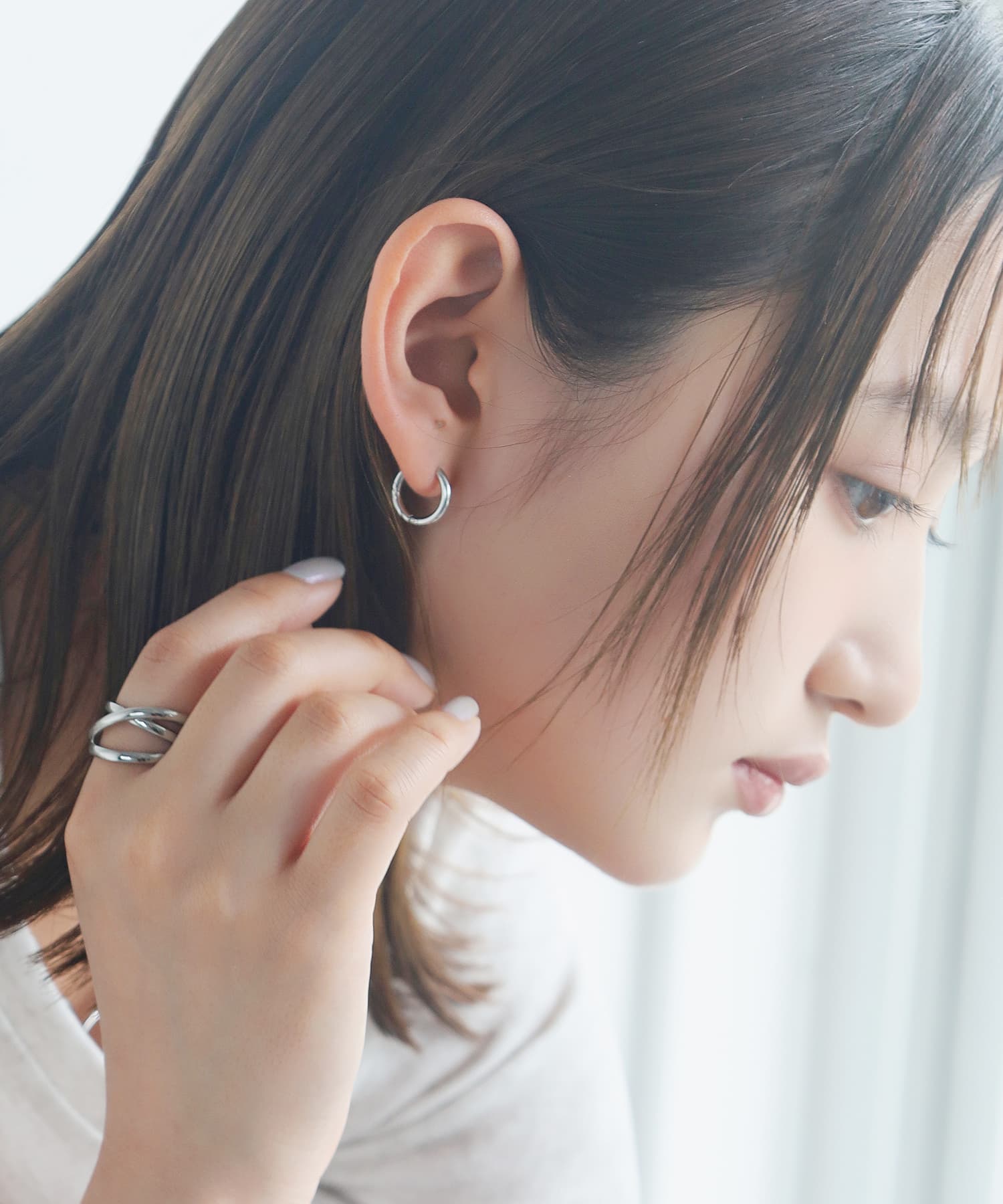 アンドゥムルメステール ピアス イヤリング フープピアス シルバー ユニセックス シルバー（銀色）系 Ann Demeulemeester(アン ドゥムルメステール