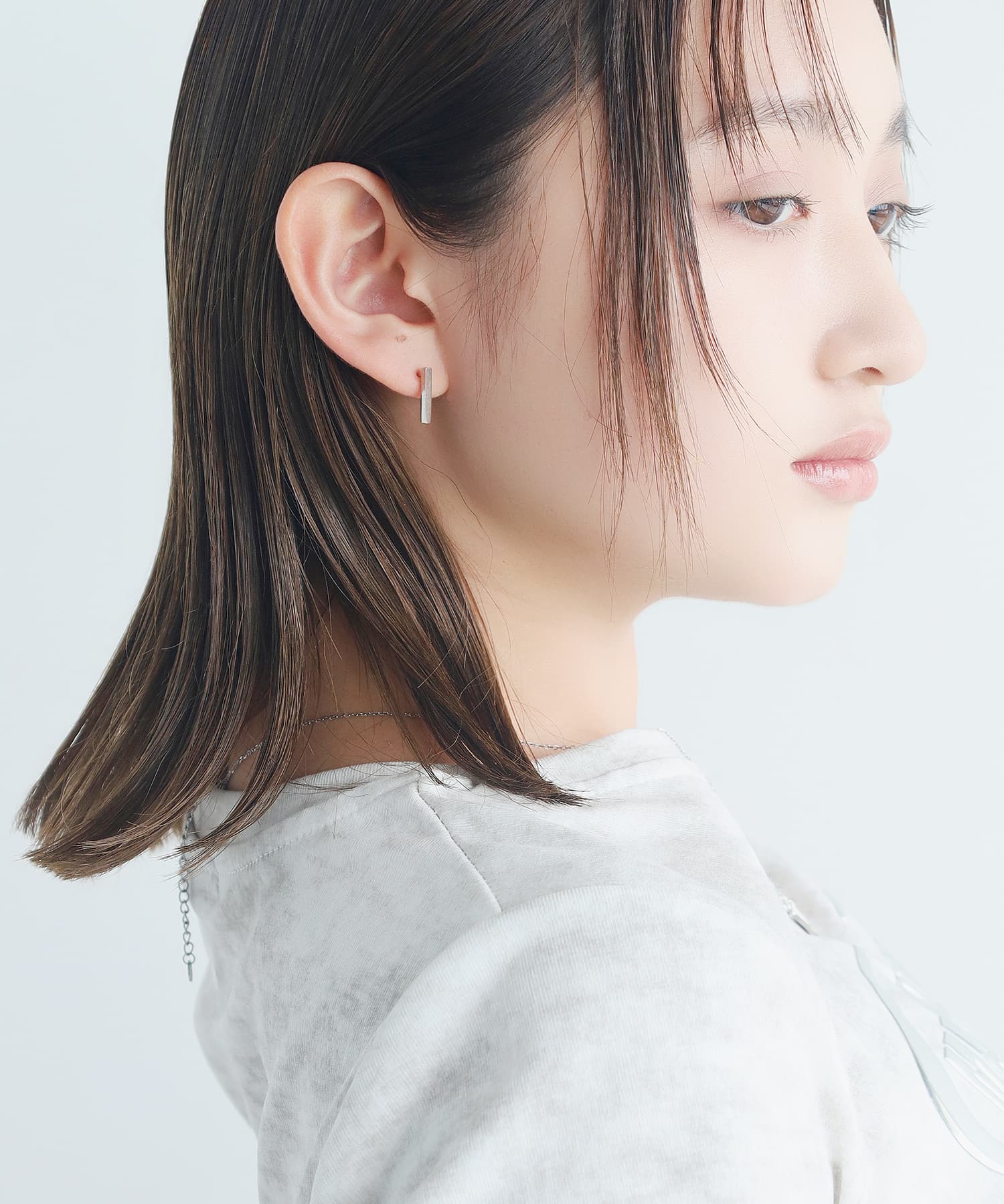 トンファーピアス/シルバー/サージカルステンレス | LION HEART STORE