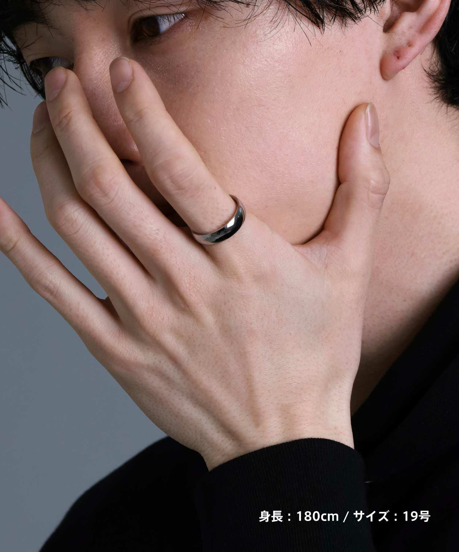 【WEB限定】ハーフラウンドリング/サージカルステンレス