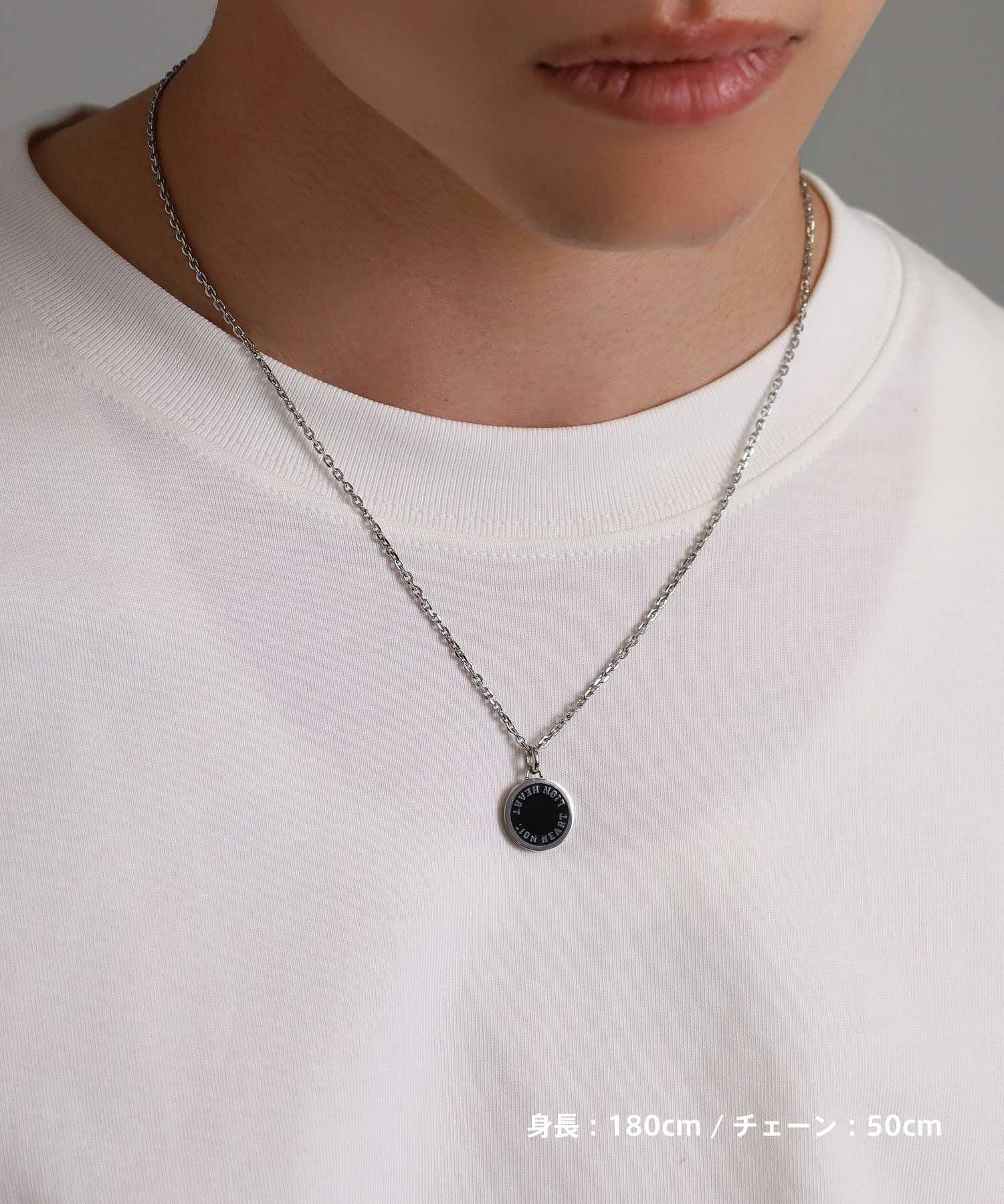 【WEB限定】サークルコインネックレス/サージカルステンレス