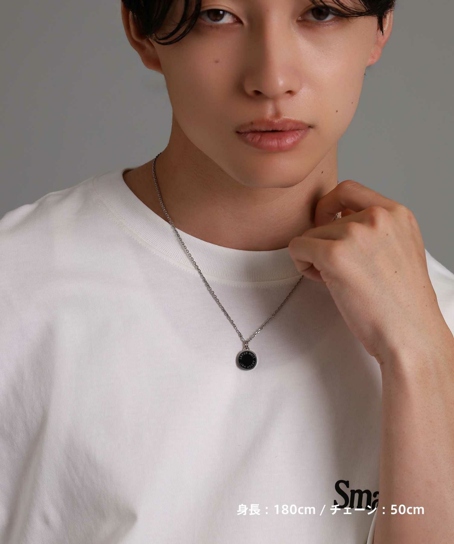 【WEB限定】サークルコインネックレス/サージカルステンレス