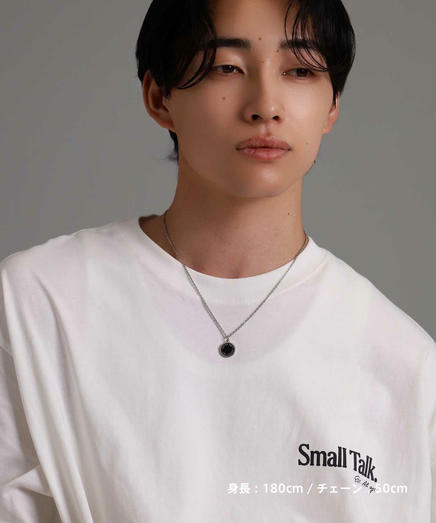 【WEB限定】サークルコインネックレス/サージカルステンレス