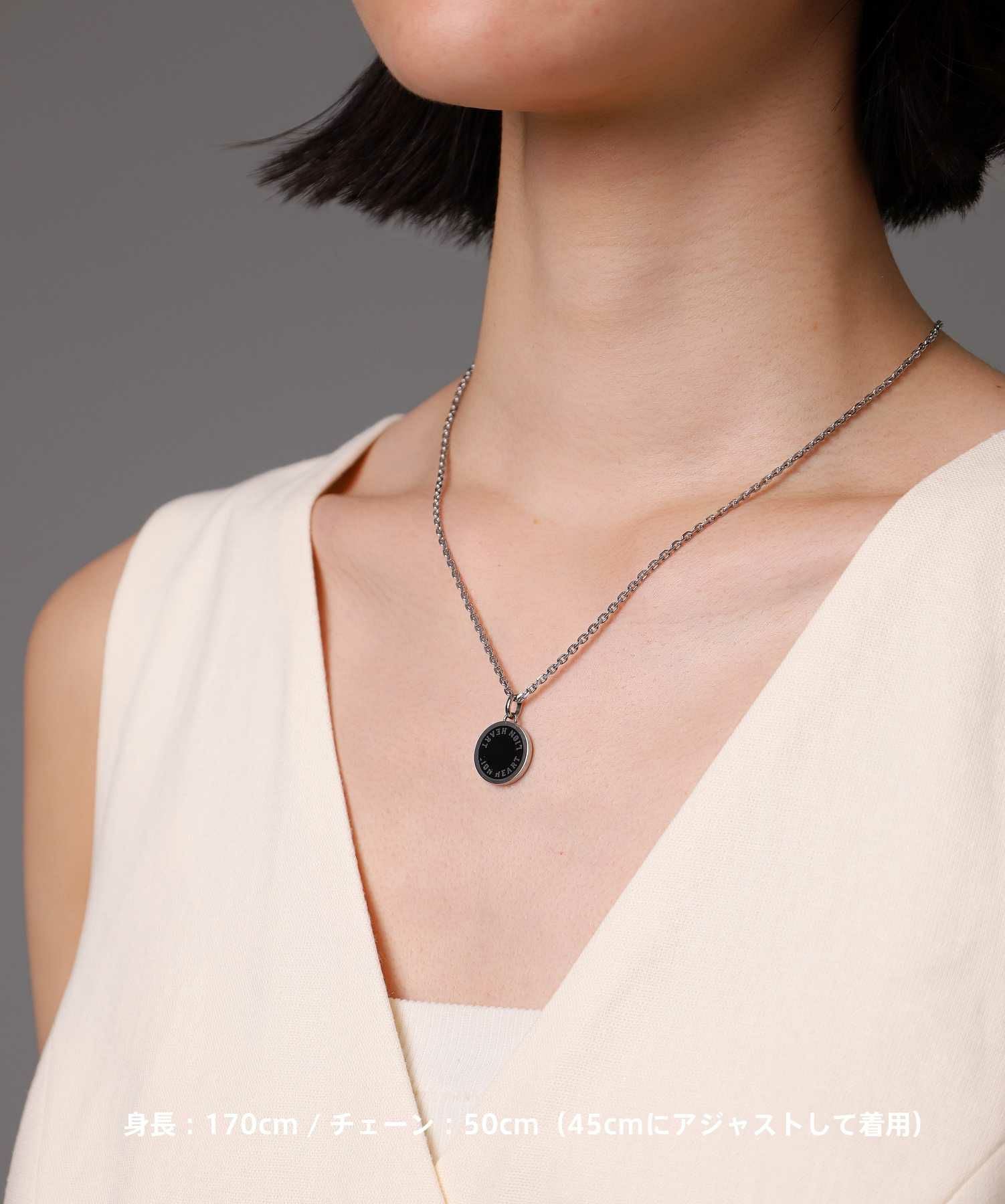 【WEB限定】サークルコインネックレス/サージカルステンレス