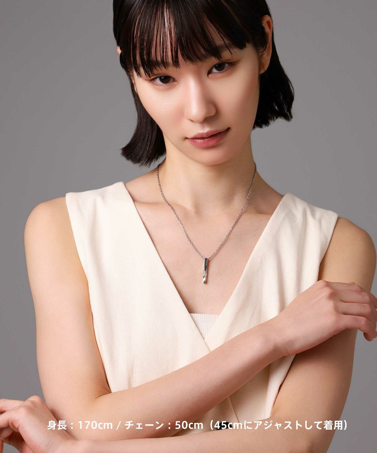 限定展開】“LH-1”ツイストロッドネックレス/サージカルステンレス