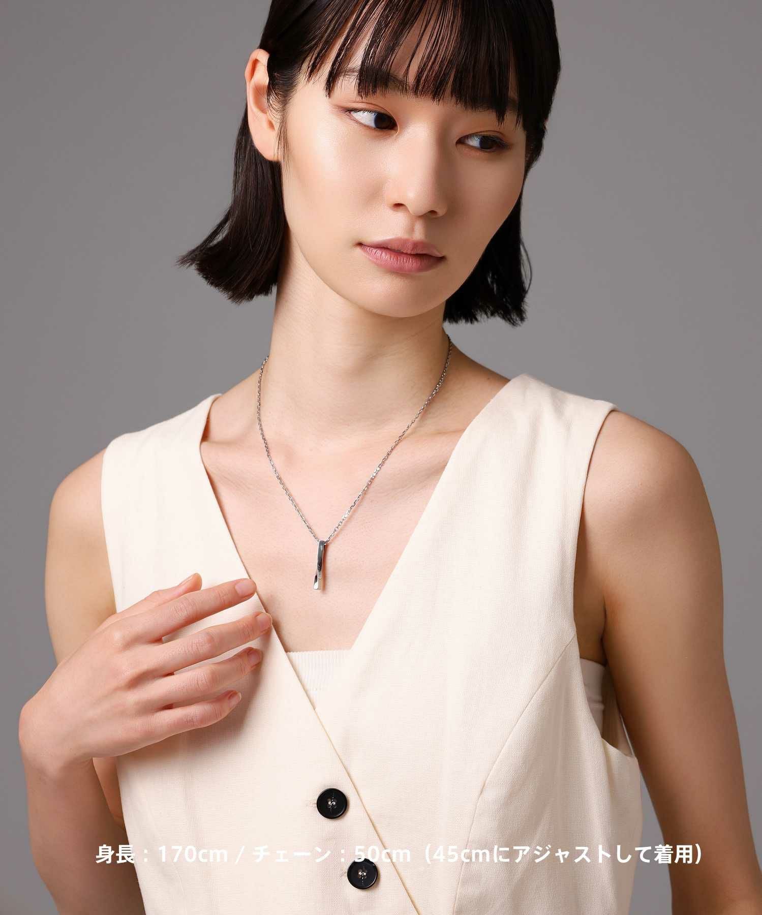 限定展開】“LH-1”ツイストロッドネックレス/サージカルステンレス