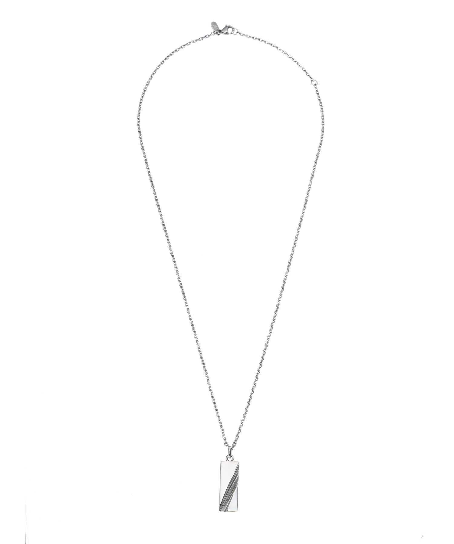 限定展開】“LH-1”スラッシュラインネックレス/サージカルステンレス