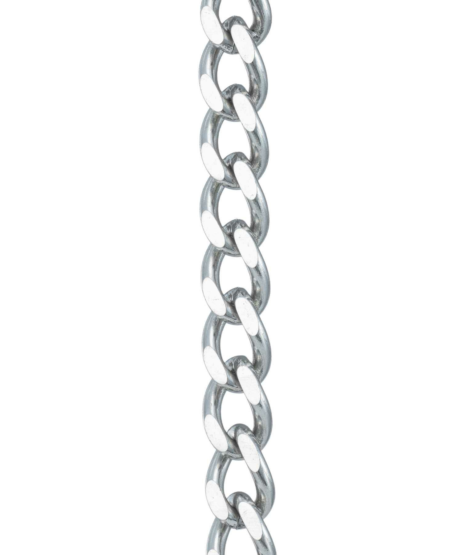 【WEB限定】ワイドチェーンネックレス/7mm幅カットキヘイ/サージカルステンレス