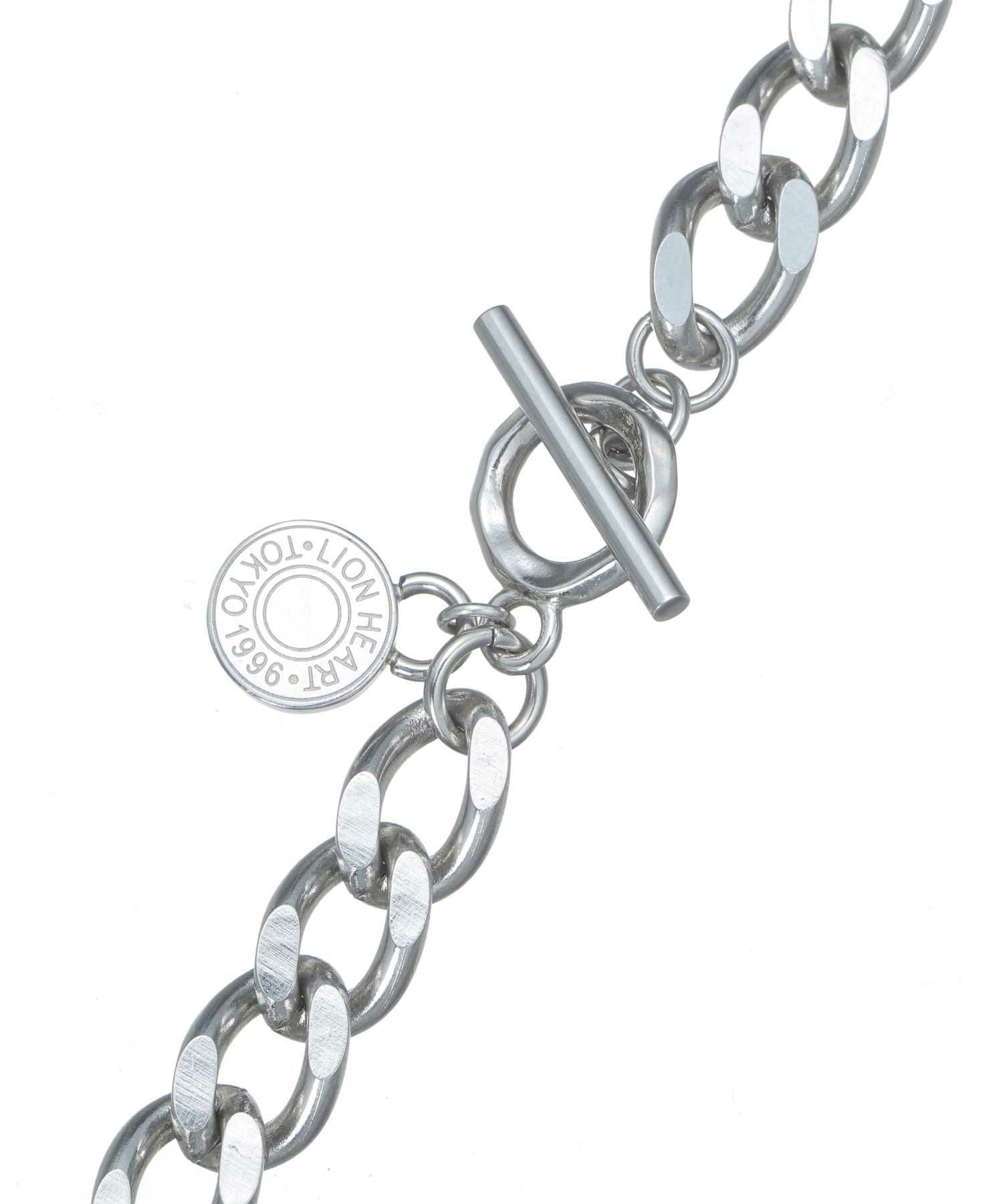 【WEB限定】ワイドチェーンネックレス/7mm幅カットキヘイ/サージカルステンレス