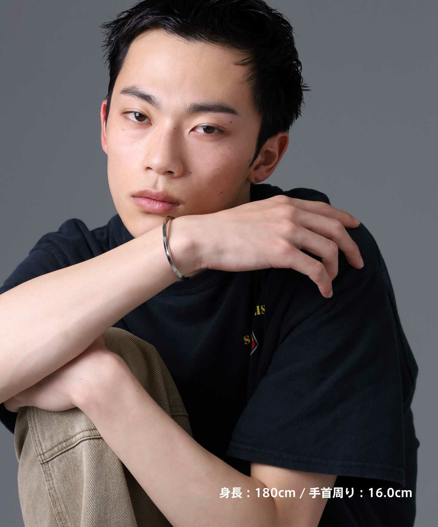 限定展開】“LH-1”ツイストエッジバングル/サージカルステンレス（金属