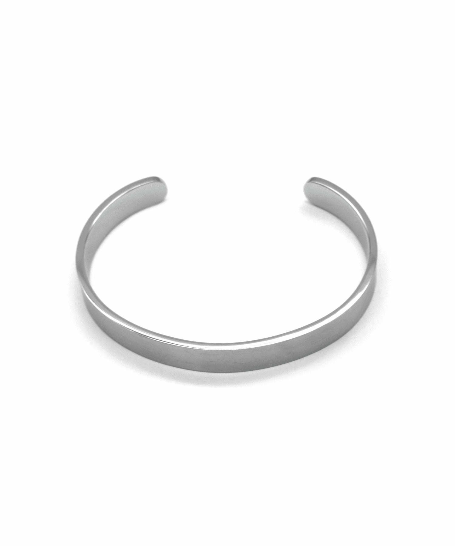 【WEB限定】ワイドストレートバングル/サージカルステンレス