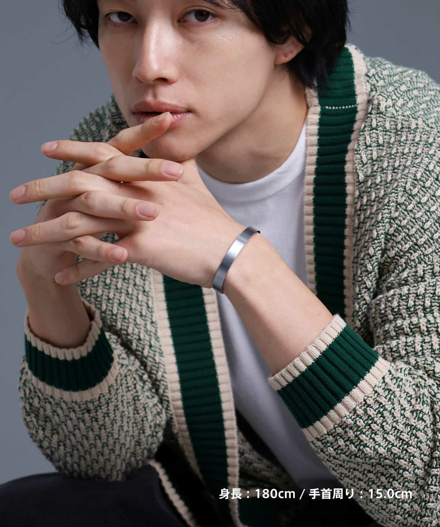 限定展開】“LH-1”ワイドストレートバングル/サージカルステンレス