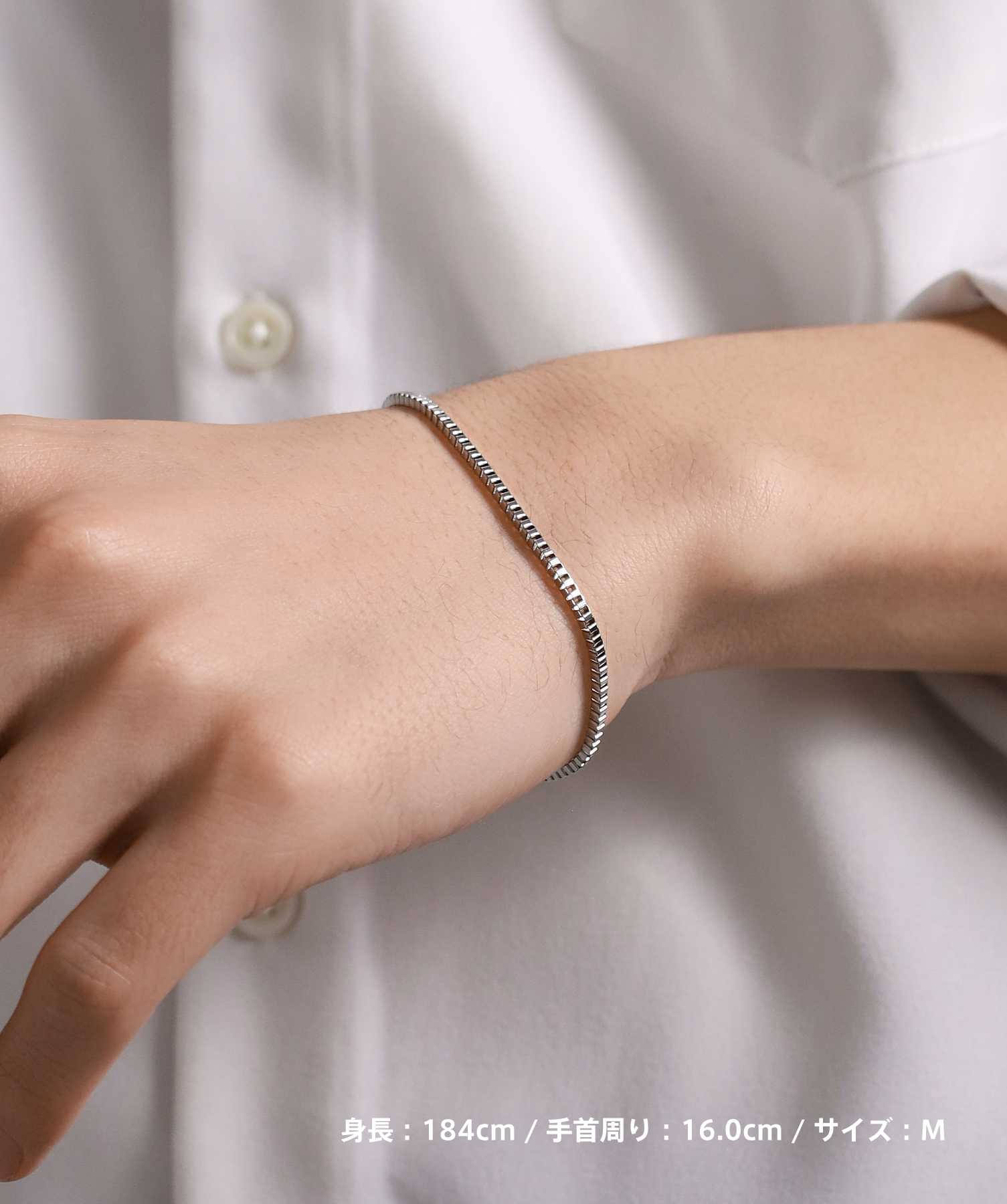 限定展開】“LH-1”スキニーチェーンブレスレット（ベネチアン/シルバー