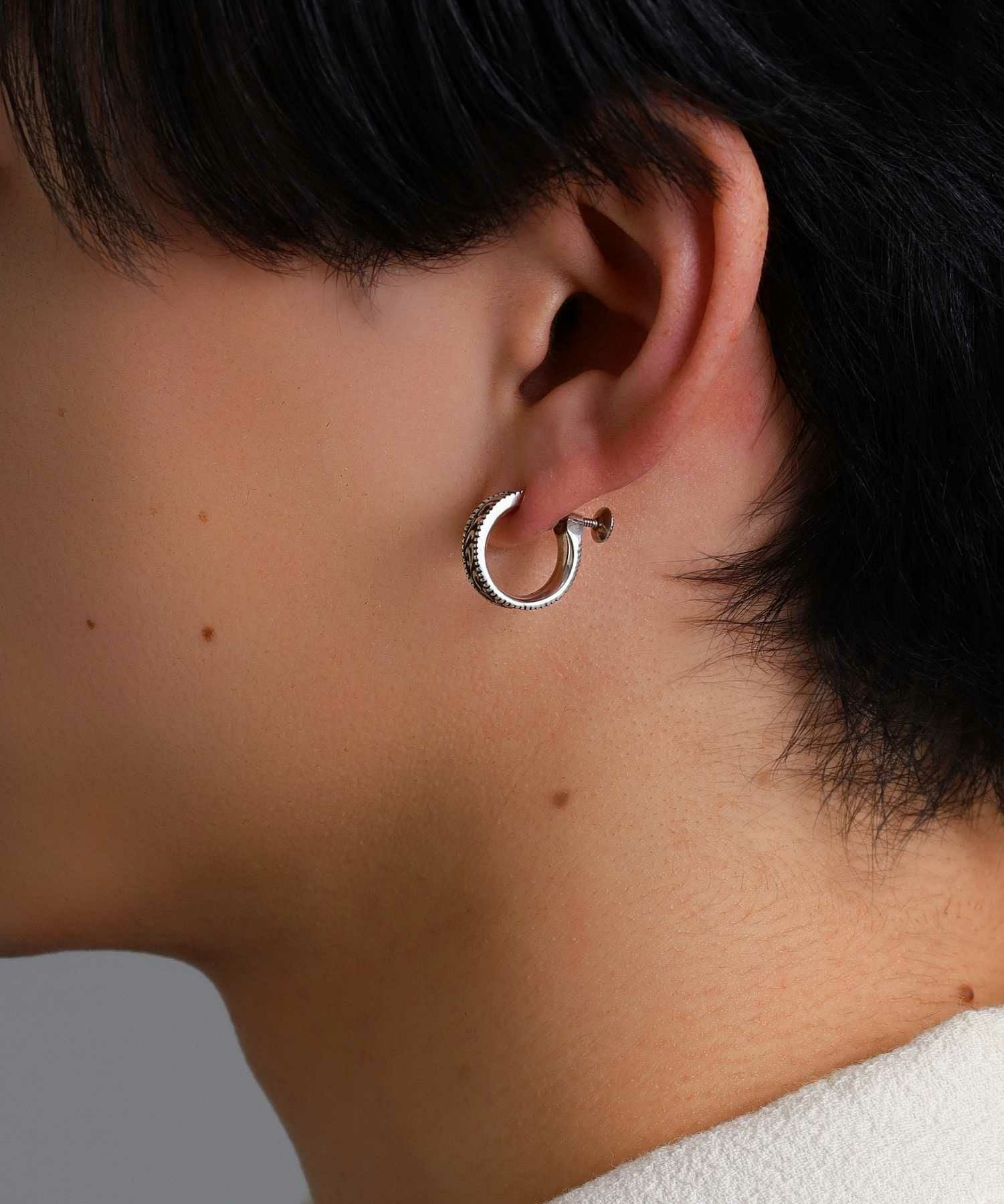 シルバーイヤリング/タテガミ/シルバー925